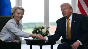 Ursula von der Leyen EU Chief to Defend Trump Trade Deal
