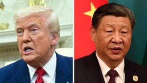 Trump accuses Xi of conspiring against US with Putin and Kim