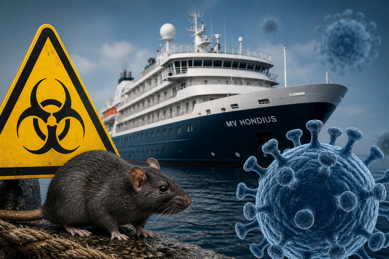Race to trace passengers who left hantavirus cruise ship at island
